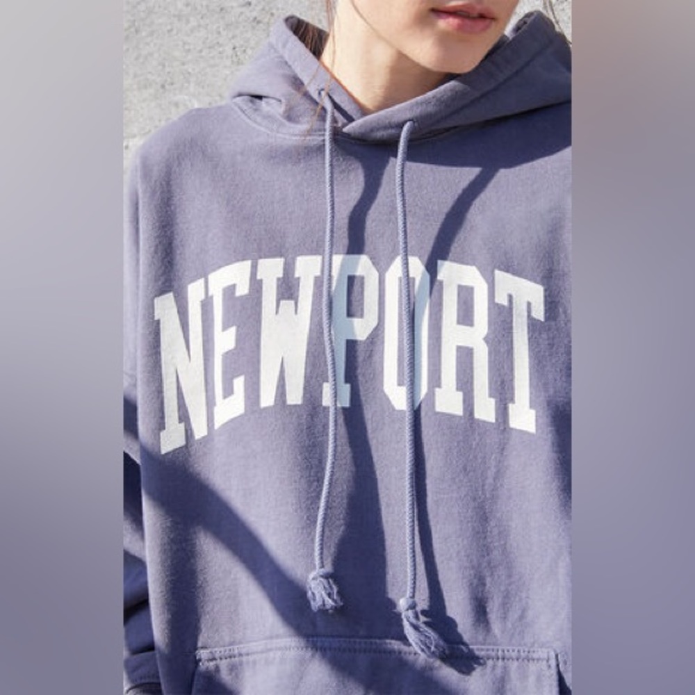 SOLD OUT!!John Galt navy oversized Newport hoodie